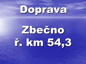 Doprava Berounka - Zbečno - Riviera ř.km 54,3