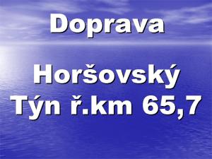 Doprava Radbuza - Horšovský Týn ř.km 65,7