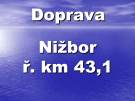 Doprava Berounka - Nižbor ř.km 43,1